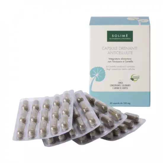Kapsule - celulit - drenaža Drenanti kapsule za drenažo