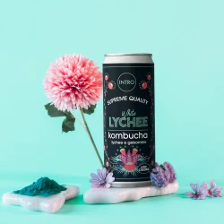 KOMBUCHA WHITE LYCHEE, 330 ML KOMBUCHA WHITE LYCHEE, 330 ML