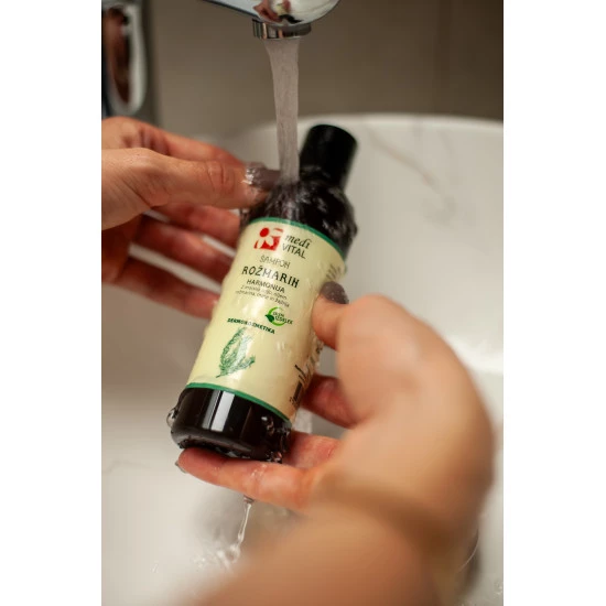 šampon za prekomerno potenje šampon z rožmarinom in morsko soljo