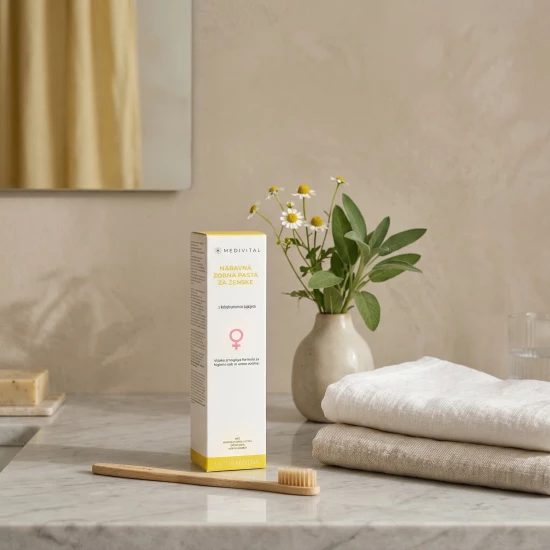 Naravna zobna pasta za ženske