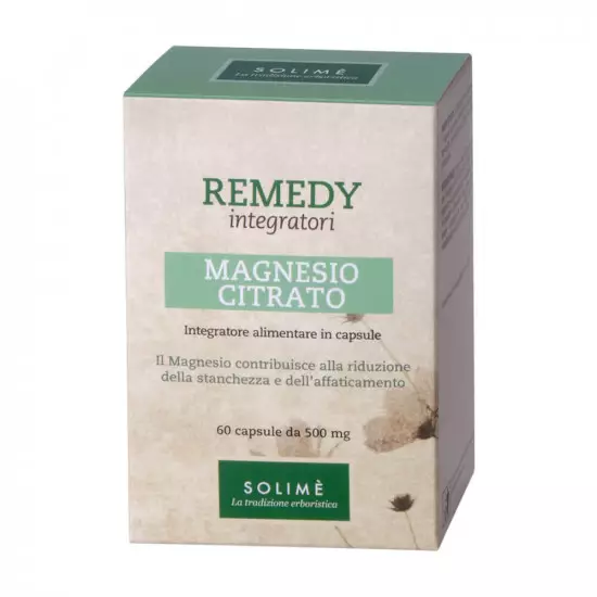 Magnezij - magnezijev citrat - Remedy Solime magnezij prehransko dopolnilo