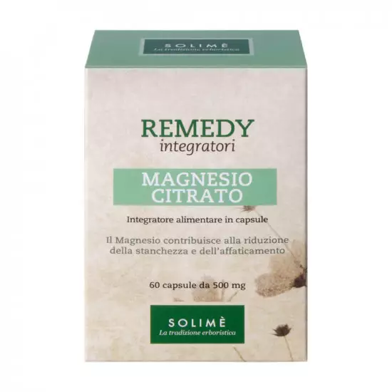 Magnezij - magnezijev citrat - Remedy Solime magnezij prehransko dopolnilo