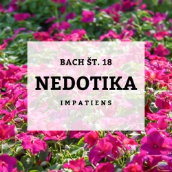 BACHOVE KAPLJICE 18, NEDOTIKA - IMPATIENS, SOLIME, 10 ML BACHOVE KAPLJICE 18, NEDOTIKA - IMPATIENS, SOLIME, 10 ML