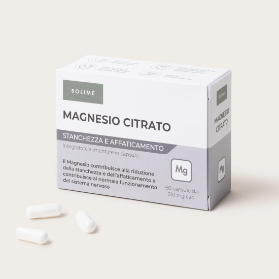 Magnezij - magnezijev citrat - Solime magnezij prehransko dopolnilo