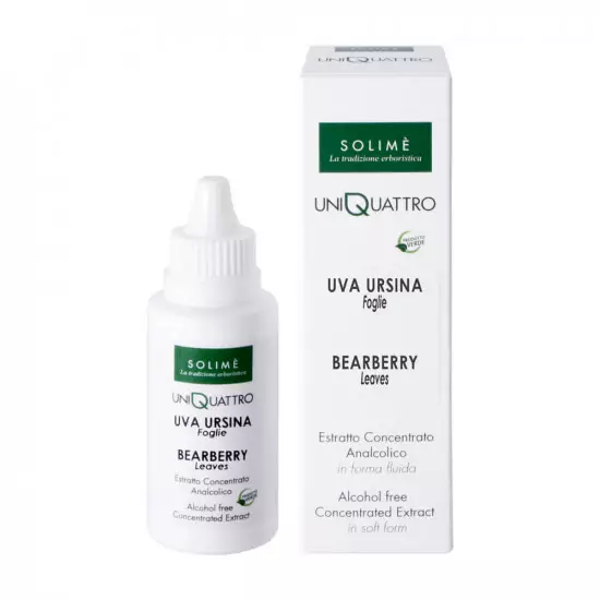 Uva ursi - Vednozeleni gornik, izvleček, Solime, 50 ml Solime, izvleček, Uva ursi - vednozeleni gornik, 50 ml