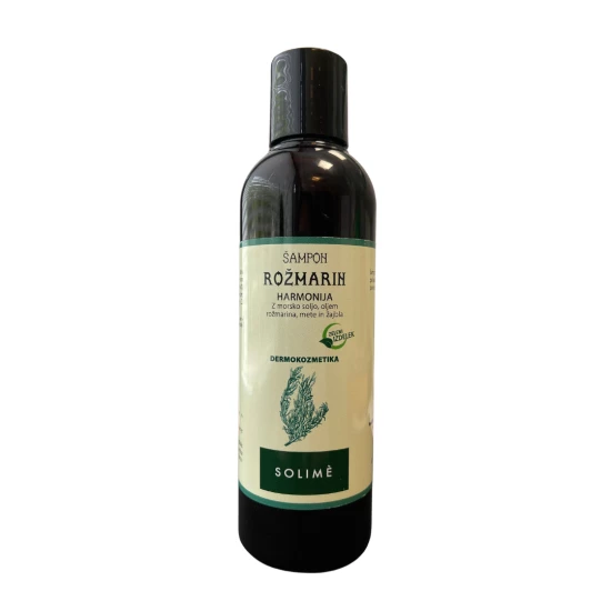 šampon za prekomerno potenje šampon z rožmarinom in morsko soljo