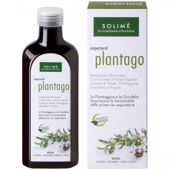 Sirup za kašelj Expectoral plantago 200 ml Sirup za kašelj z izvlečki zelišč